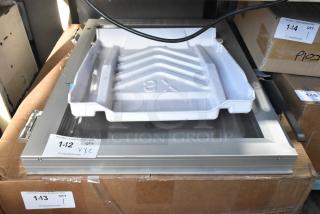 Brand new Avantco glass bottom Dutch door for HTESDC-1836 and HPESDC-1836, visible auction labels indicating 2X quantity.