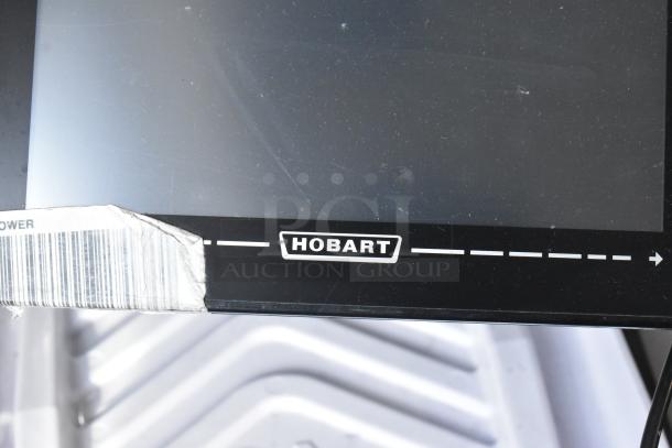2016 Hobart HTi-7LH Metal Countertop Scale with label printer, visible “Hobart” logo, good condition. Model HTi, 120/208-240V.