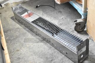 Brand new Backyard Pro metal grill, scratch and dent condition. Features durable metal construction and vented sides.