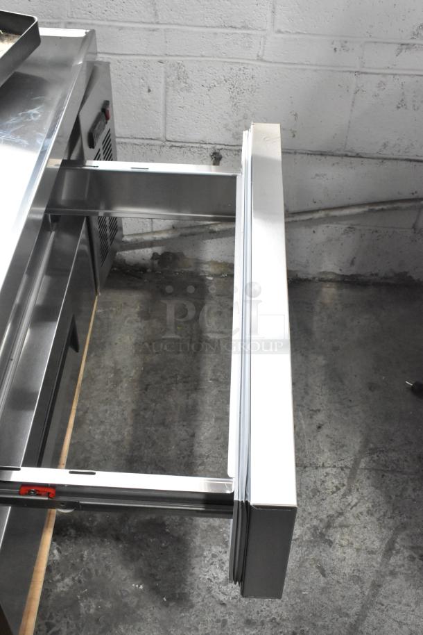 Brand new Avantco 178CBE72HC stainless steel commercial chef base. 4 drawers, 115V, 1 phase, scratch and dent condition.