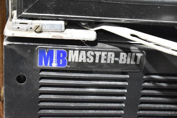 Master-Bilt BLG-74HD 3 Door Freezer Merchandiser, metal body, visible logo, poly coated racks, 208-230V, 1 phase.