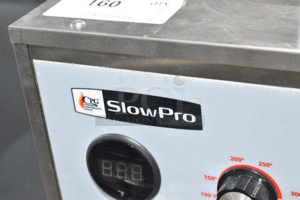 BRAND NEW SCRATCH AND DENT! 2024 Cooking Performance Group SlowPro CHSP1SM stainless steel commercial oven with smoker. Model: 351CHSP1SM.