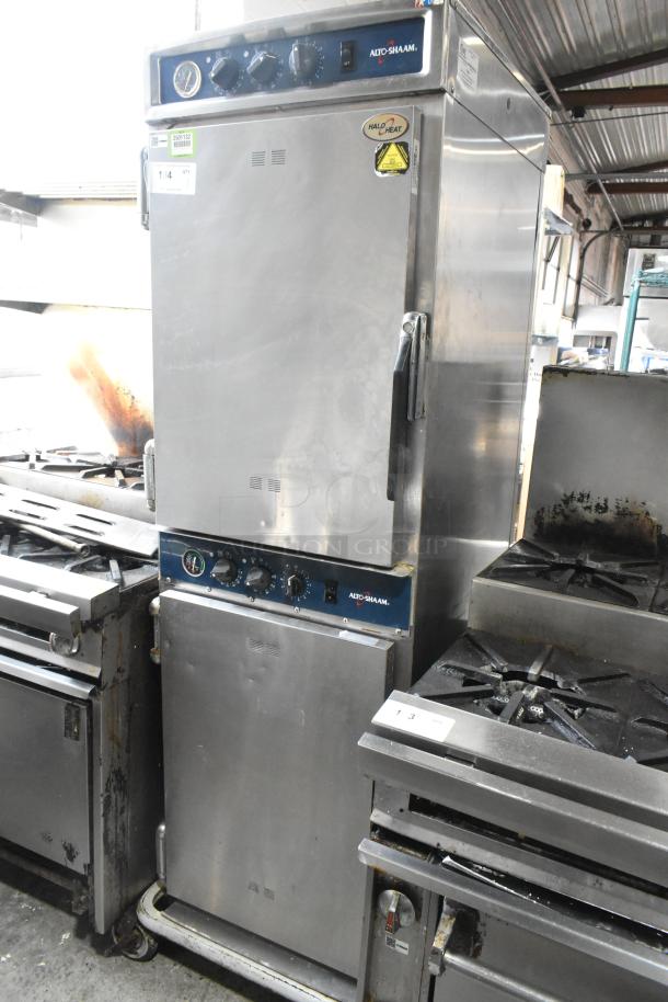 Alto Shaam 1000-TH/I Stainless Steel Cook and Hold Oven with Classic Controls, on casters, 208-240V, 1 Phase.