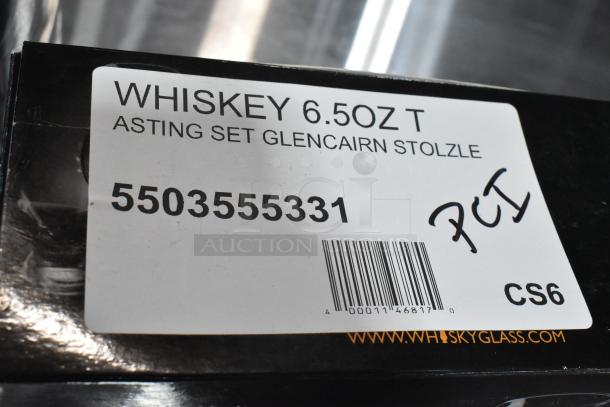 Stolzle Glencairn Whiskey Tasting Set, scratch and dent condition, label shows item number 5503555331.