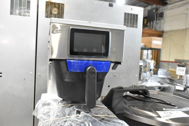 Curtis G4TBP Polaris 3 Gallon Tea Brewer, stainless steel, low profile, new with scratch and dent, 120V, 1 phase.