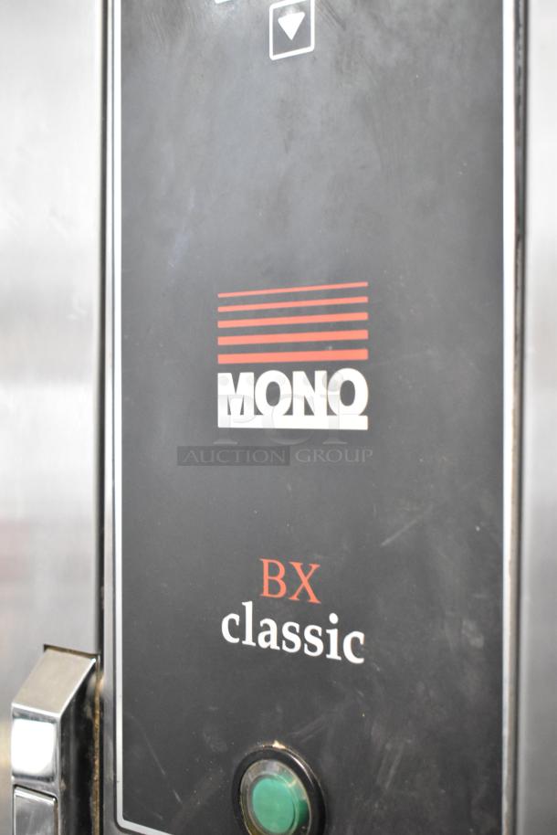 Mono FG180C-UZ52 BX Classic electric combi convection oven, stainless steel, commercial casters, 208V, 3 phase.