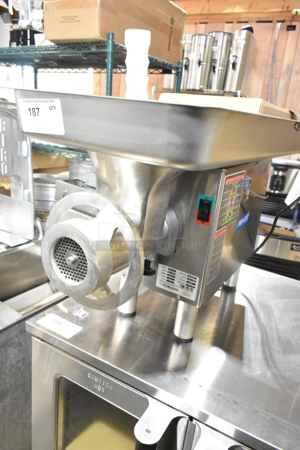 New Pro-Cut KG-22W stainless steel meat grinder, countertop model #22, 115V, 1 phase, scratch and dent condition.