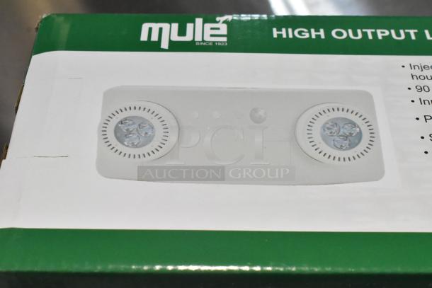 Box of ASRLED-2-HL / TSR-W-REM Emergency Light, Mule brand, high output, scratch and dent condition, new, 7 units.