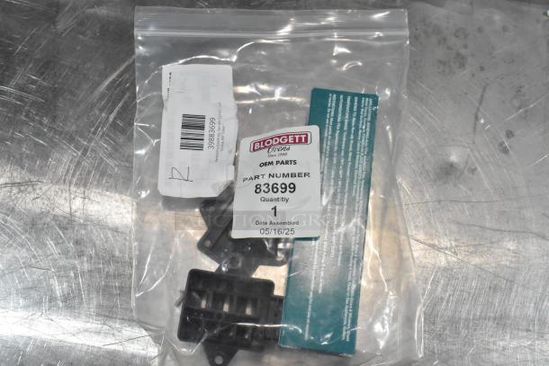 Blodgett OEM Part 83699 in sealed bag with barcode and label. Connector kit for Perfect Fry, new condition.