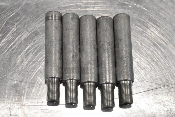 Five steel microswitch sleeves for Avantco mixers, model 177PMX40SLV. Brand new condition, threaded ends.