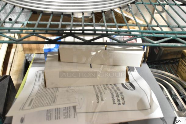 Hatco C-6 stainless steel commercial booster water heater, 6-gallon, 208 volts, 3 phase, brand new with minor scratches.