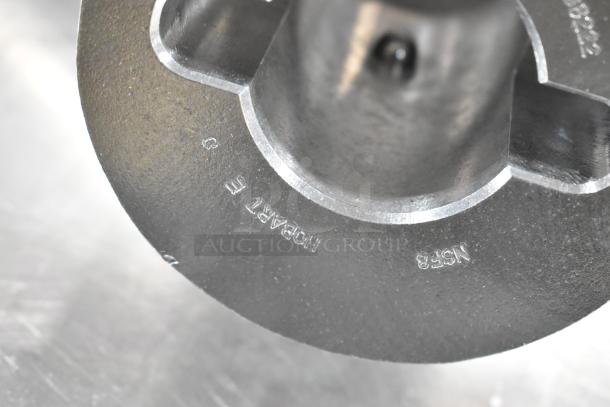 BRAND NEW Hobart HL80B metal 80-quart paddle attachment for mixer, with visible manufacturing engraving. Slight scratch and dent.