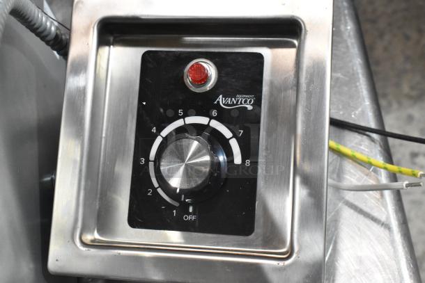 Brand new Avantco 177TM12H stainless steel top mount hot food well with dial control. Scratch and dent condition.