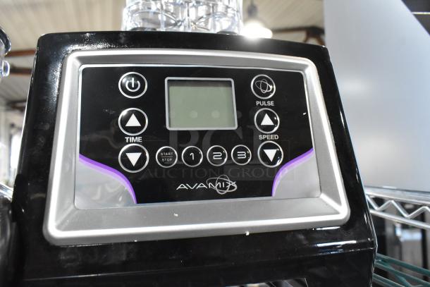 AvaMix 928BX2100P commercial blender, touchpad control panel, 8-speed, timer, new condition, 64 oz. Tritan jar.