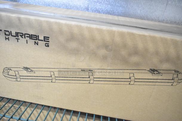 2 new WD West Durable Lighting VT40-WHT-4 LED vapor tight lights in original packaging, scratch and dent condition.