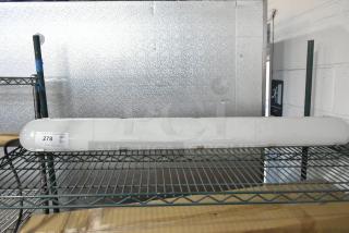 2 WD West Durable LED Vapor Tight Light in new condition on a metal shelf. Label reads "278, qty 2, PCI Auctions."