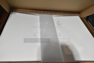 6 brand new Lithonia 2BLT4 40L ADSM GZ10 LP840 LED troffers in box, minimal scratches, ready for installation.