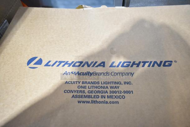 6 new Lithonia 2BLT4 40L ADSM GZ10 LP840 LED troffers, scratch and dent condition, boxed, assembled in Mexico.