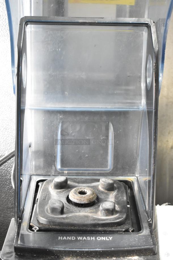 2019 VitaMix VM0145 Metal Blender with clear dome, 120 volts, 1 phase, visible "HAND WASH ONLY" label.