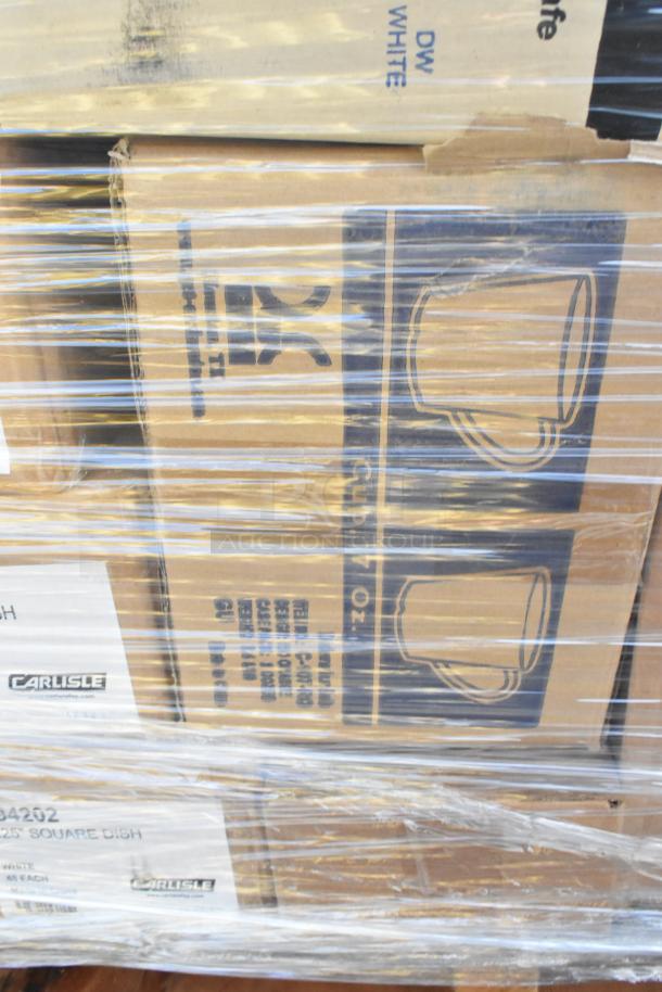 30 assorted brand new scratch and dent items, including 691907 Carlisle serving bowl, GET EC-09 container, Carlisle side dish.