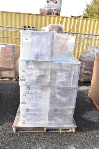 New Hoffmaster FP1312 15.5"x15.5" FashnPoint napkins, scratched and dented boxes; 750/Case, 23 cases on pallet.