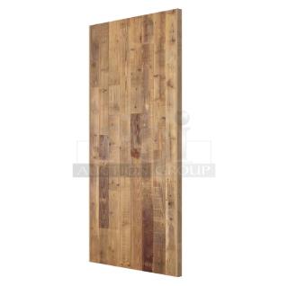 Brand new commercial golden maple 34"x84" rectangular butcher block-style countertop in pristine condition.