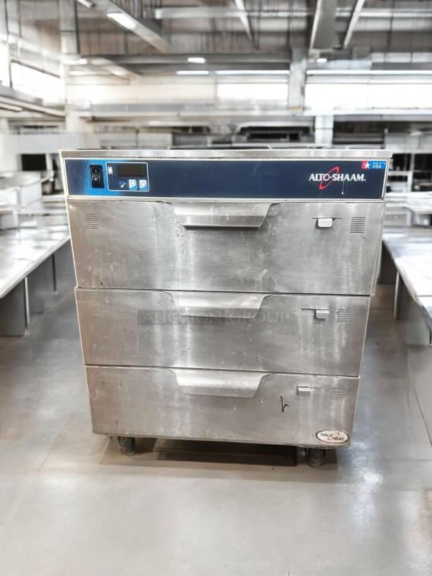 Alto-Shaam 500-3D heated holding drawer cabinet in superb condition, stainless steel, 120V, fully tested, USA-made.