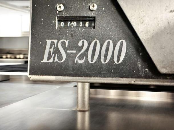 Ecolab Hobart ES-2000 commercial conveyor dishmachine in excellent condition, fully tested and working, showcasing model number.