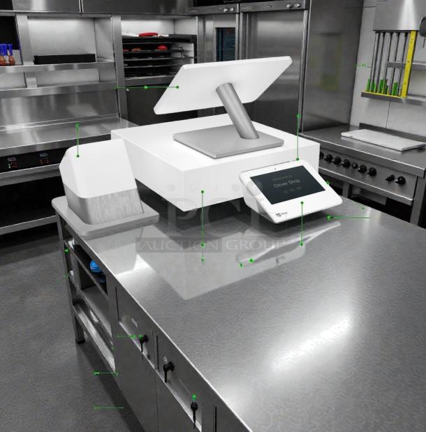 Clover POS Complete Countertop System, outstanding condition, tested and working. Includes monitor and card reader.