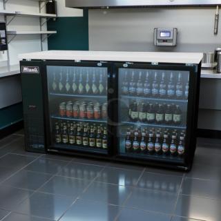 Like New Condition - Migali Model BB60-N12 60“ 2 Glass Door Back Bar Refrigerator - Tested & Working! - Item #1226036