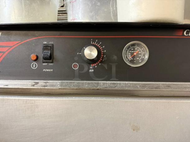 Cres Cor H-138-1834C Insulated Holding Cabinet with solid Dutch doors, control panel visible, tested and working, 120V.