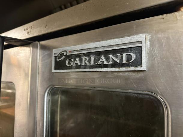 Garland MCO-GD-20 Master Series double-deck gas convection oven. Features visible Garland brand label.