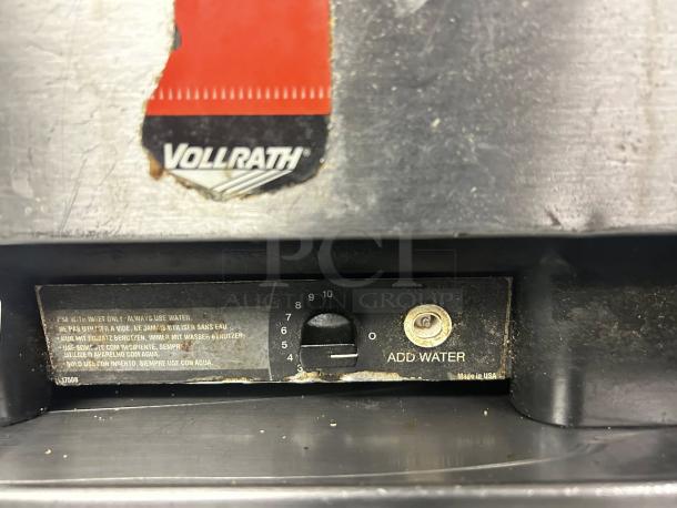 Vollrath 71001 Cayenne countertop warmer, stainless steel, 120V, 700W, tested and working, great condition, visible control dial.