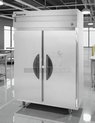 Victory VR-2 Double Door Reach-In Commercial Refrigerator, superb condition, 115V, fully tested, stainless steel, Cherry Hill, NJ.
