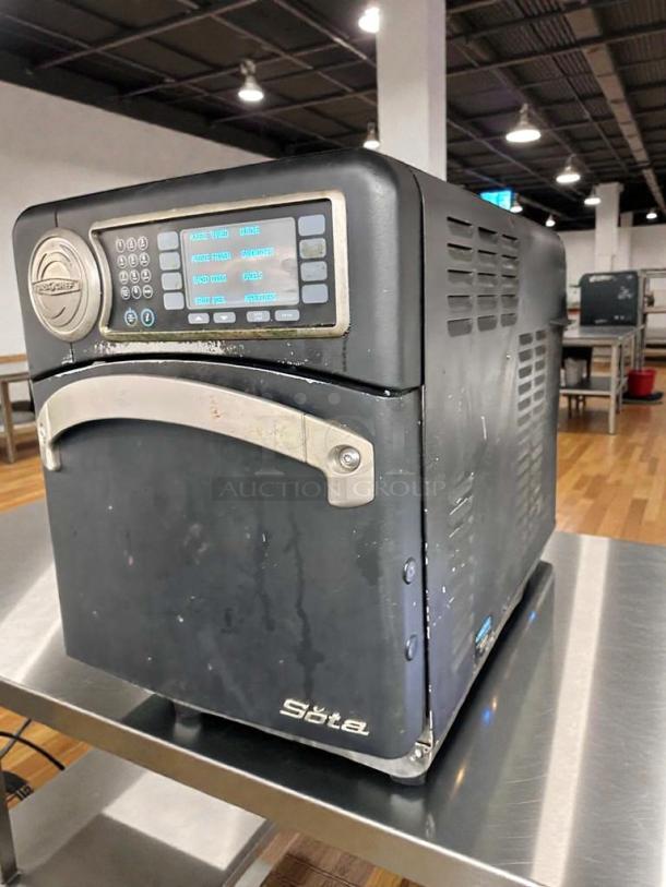 TurboChef SOTA NGO rapid cook oven, black, outstanding condition, digital controls, tested and working, 208/240V.
