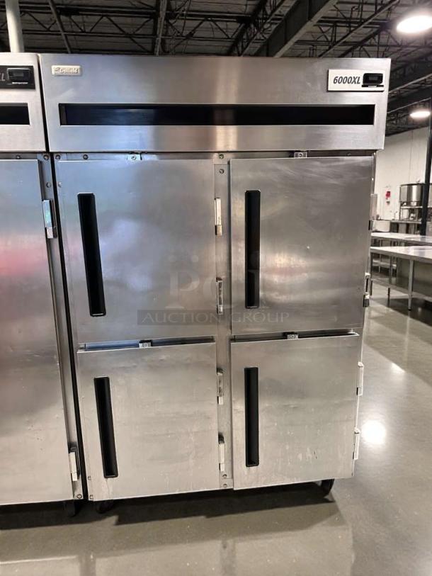Delfield 6000XL four-door reach-in commercial freezer, 115V, outstanding condition, fully tested and working.