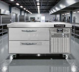 Continental Undercounter Refrigerated Drawer Base, outstanding condition, 115V, fully tested, brand logo visible.