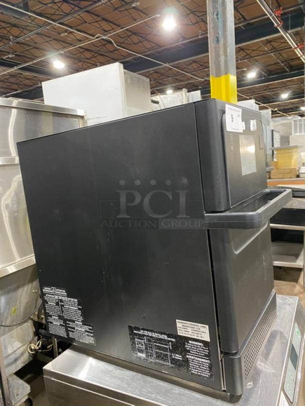 MerryChef Eikon E2S countertop rapid cook oven, black, electric, commercial use, late model, good condition, 208/240V.