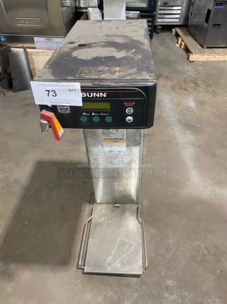 Bunn Infusion Series Commercial Stainless Steel Electric Powered Countertop Automatic Tall-Tea/Coffee Brewer! With Hot Water Dispenser & Digital Brewer Controls! Model: ITCB-DV SN: ITCB091483! 120V 1 Phase! - Item #1226479