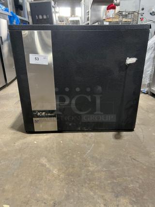 Ice-O-Matic Commercial Black Stainless Steel Electric Powered Air-Cooled Ice Making Machine Head! Model: ICE1006HA2 SN: 04111280012056! 208-230V 1 Phase! - Item #1227821