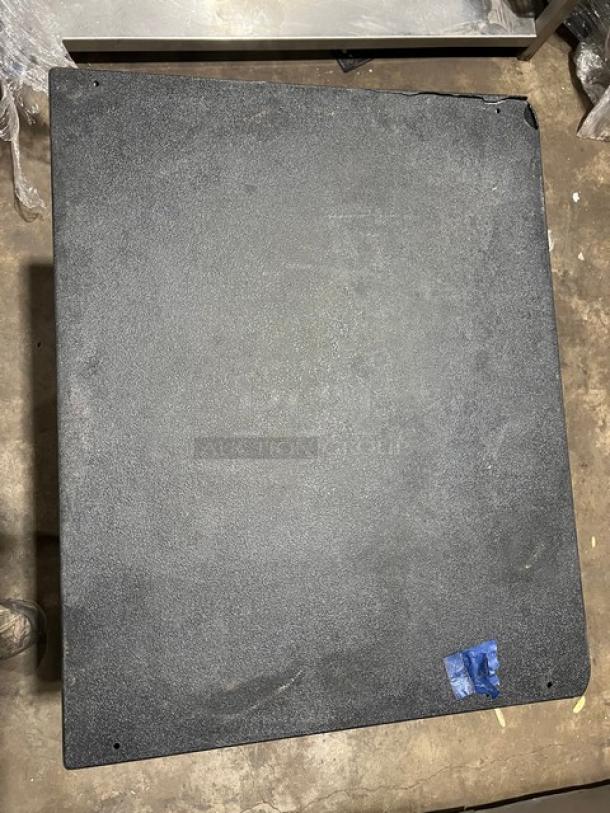 Ice-O-Matic Elevation Series ICE1006HA2 commercial ice machine head. Solid black surface, air-cooled, durable condition.