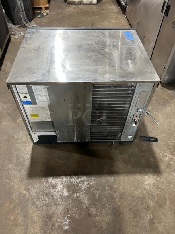 Scotsman Prodigy Series stainless steel ice maker, model C0330MA-1B, Energy Star certified, air-cooled, 115V, 1 phase.