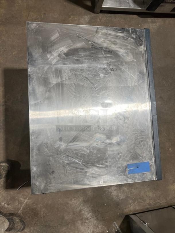 Scotsman Prodigy Series ice maker, Model C0330MA-1B. Stainless steel, air-cooled, Energy Star, used condition.