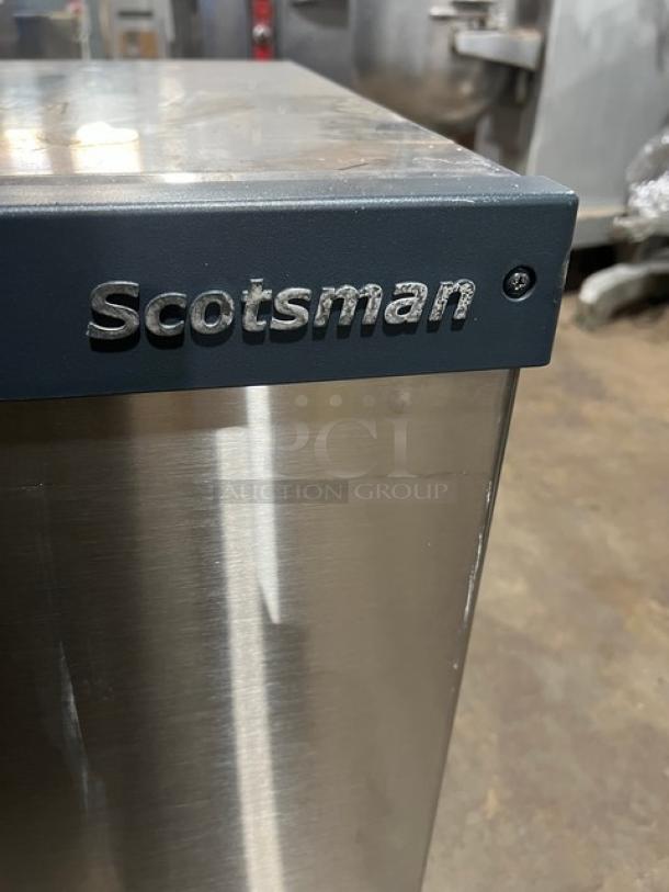 Scotsman Prodigy Series C0330MA-1B stainless steel ice maker, air-cooled, Energy Star certified, 115V, 1 phase, SN: 11091320010325.