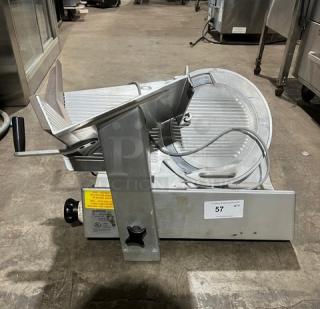 Bizerba Commercial Stainless Steel Electric Powered Countertop Deli Meat Slicer! SN: 10401317! 120V! 1 Phase! - Item #1227825