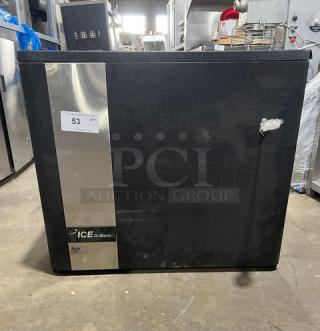 Ice-O-Matic Commercial Black Stainless Steel Electric Powered Air-Cooled Ice Making Machine Head! Model: ICE1006HA2 SN: 04111280012056! 208-230V 1 Phase! - Item #1227821