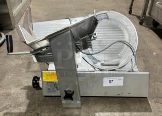 Bizerba stainless steel electric deli meat slicer, model SN: 10401317, 120V, 1 Phase, excellent condition, countertop.