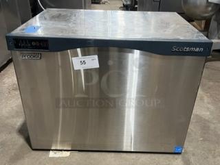 Scotsman Prodigy Series ice maker, stainless steel, model C0330MA-1B, 115V, 1 phase, Energy Star certified, serial 11091320010325.