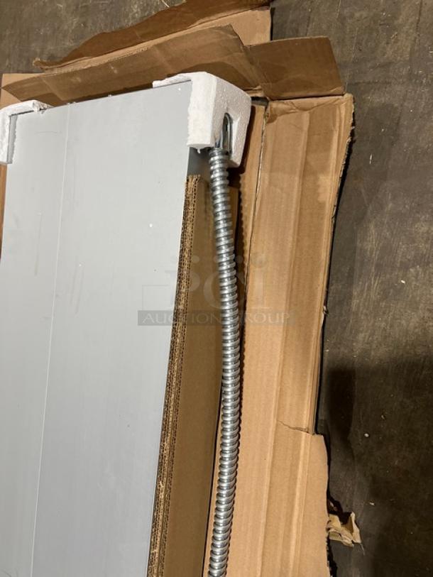 Hatco Glo-Ray Series GRA-60D new dual infrared warmer, aluminum, 60", 120V, in original packaging.