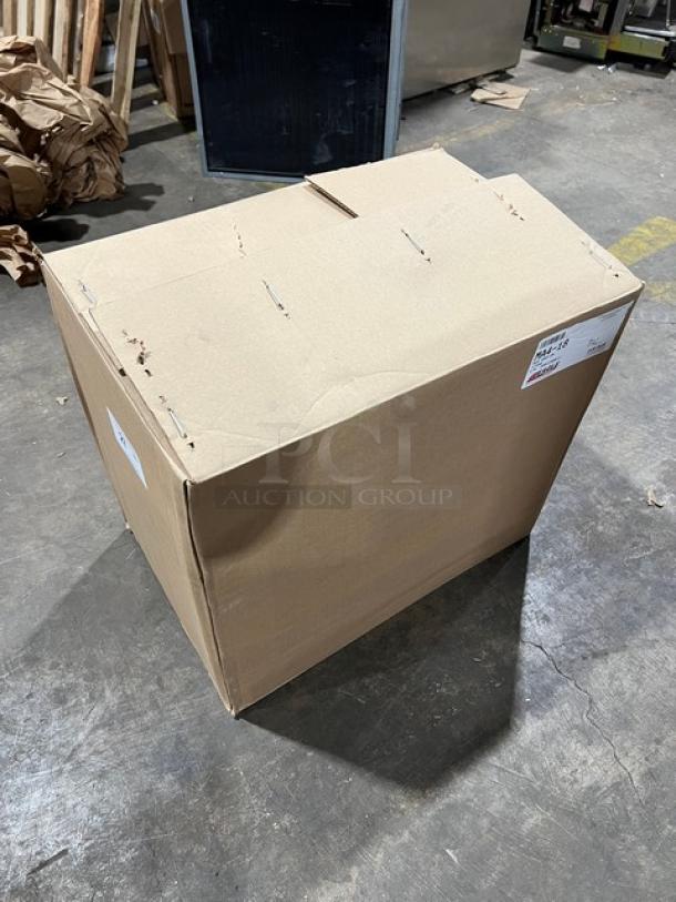 New Eagle Group MA418 underbar blender station, sealed box, model MA418, for liquid waste management in bars.